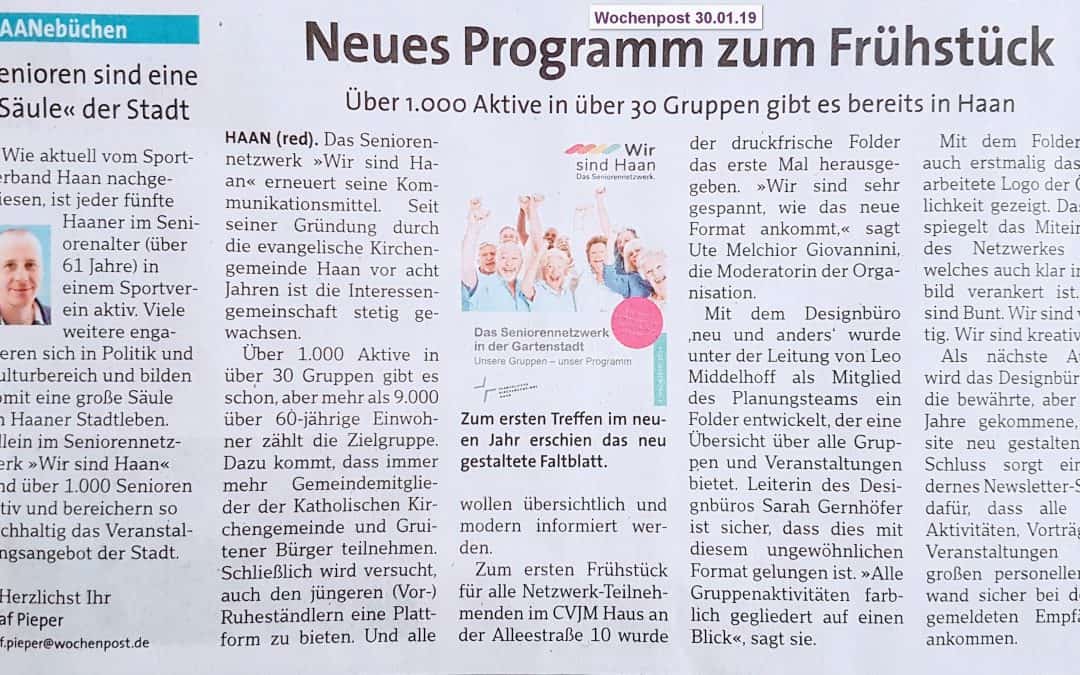 Neues Programm zum Frühstück