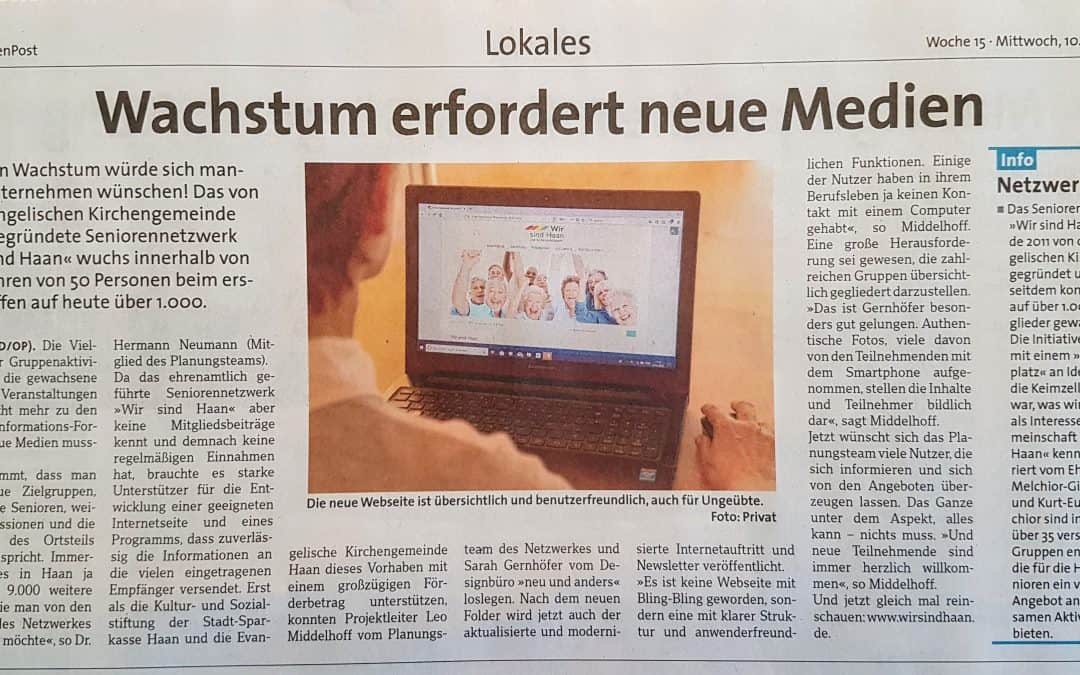 Wachstum erfordert neue Medien