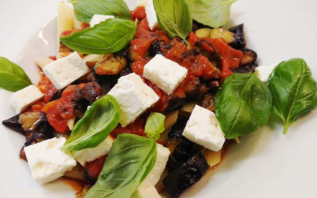 Pasta alla Norma mit Penne