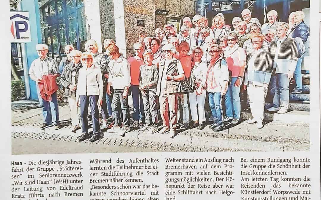 Die Jahresfahrt in der Presse