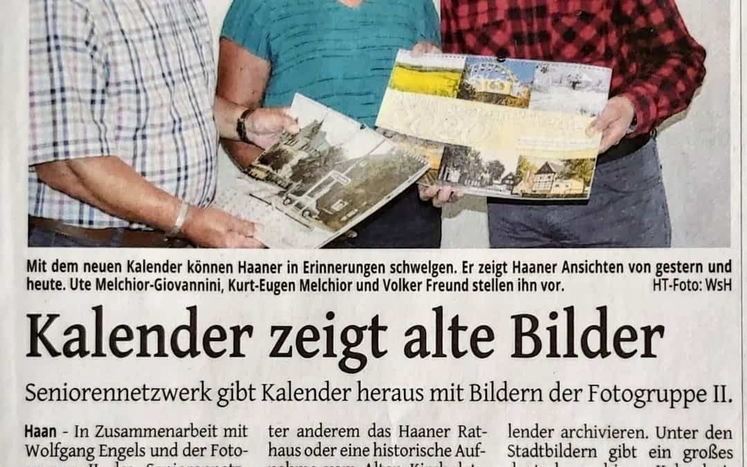 Kalender zeigt alte Bilder